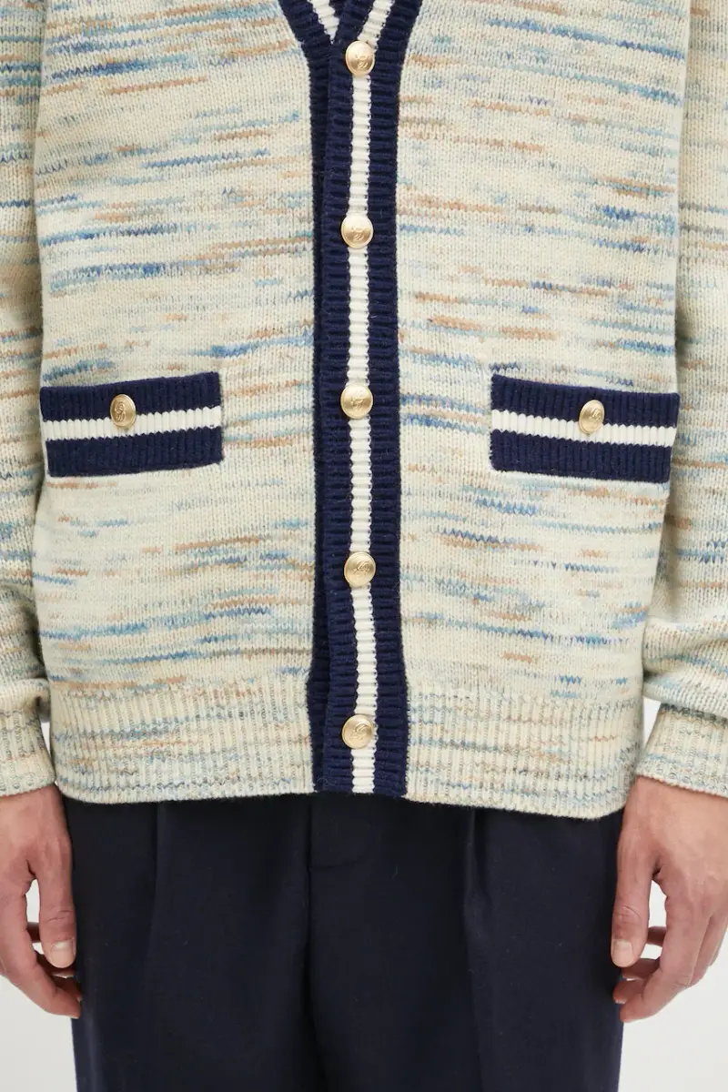 Drole De Monsieur Cardigan Uomo Beige 3170304 miniatura 4