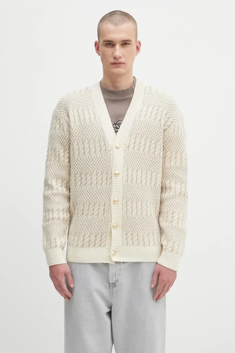 Drole De Monsieur Cardigan Uomo Beige 2242730