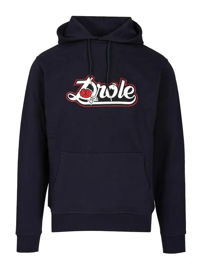 Drle Rose Hoodie Blu