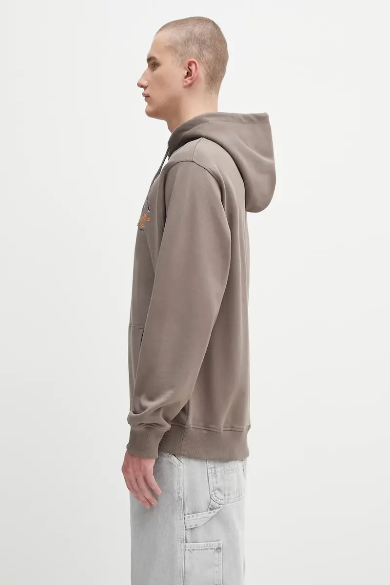 felpa in cotone Le Hoodie Grand HUtel Marrone miniatura 2