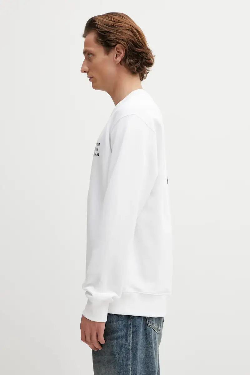 felpa in cotone Le Sweatshirt Slogan Bianco miniatura 2