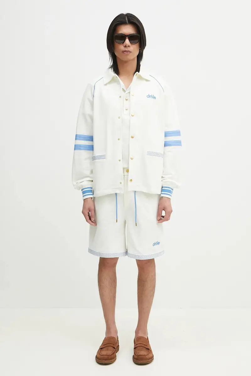 felpa in cotone Le Veste AprËs-sport Bianco miniatura 5