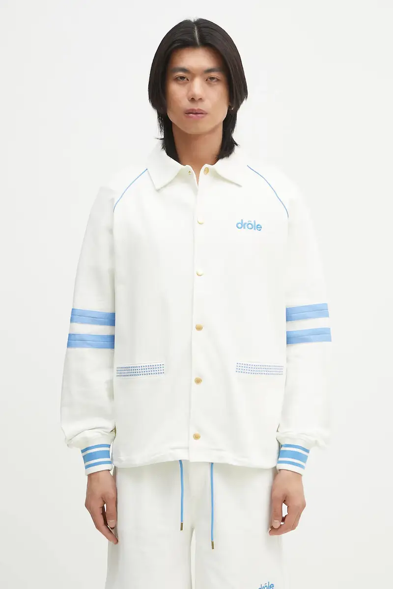 felpa in cotone Le Veste AprËs-sport Bianco