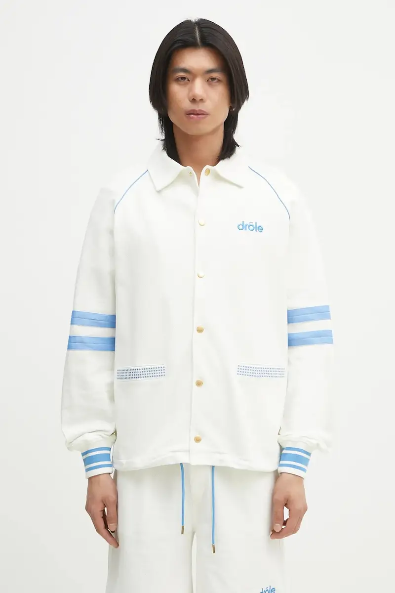 felpa in cotone Le Veste AprËs-sport uomo colore bianco G-JT227-CO162-OW