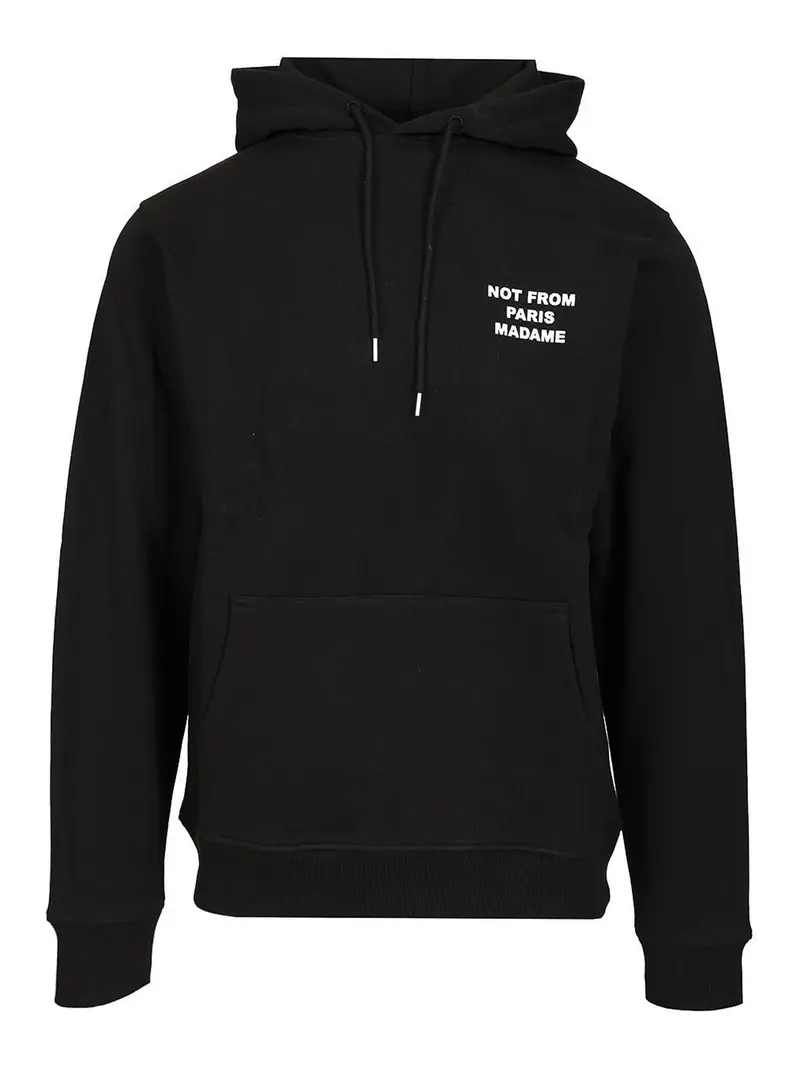 Felpa In Cotone Nero