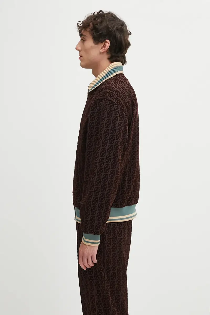 felpa La Veste SurvÍtement Monogramme uomo colore marrone I.SJ008.PL159 miniatura 2