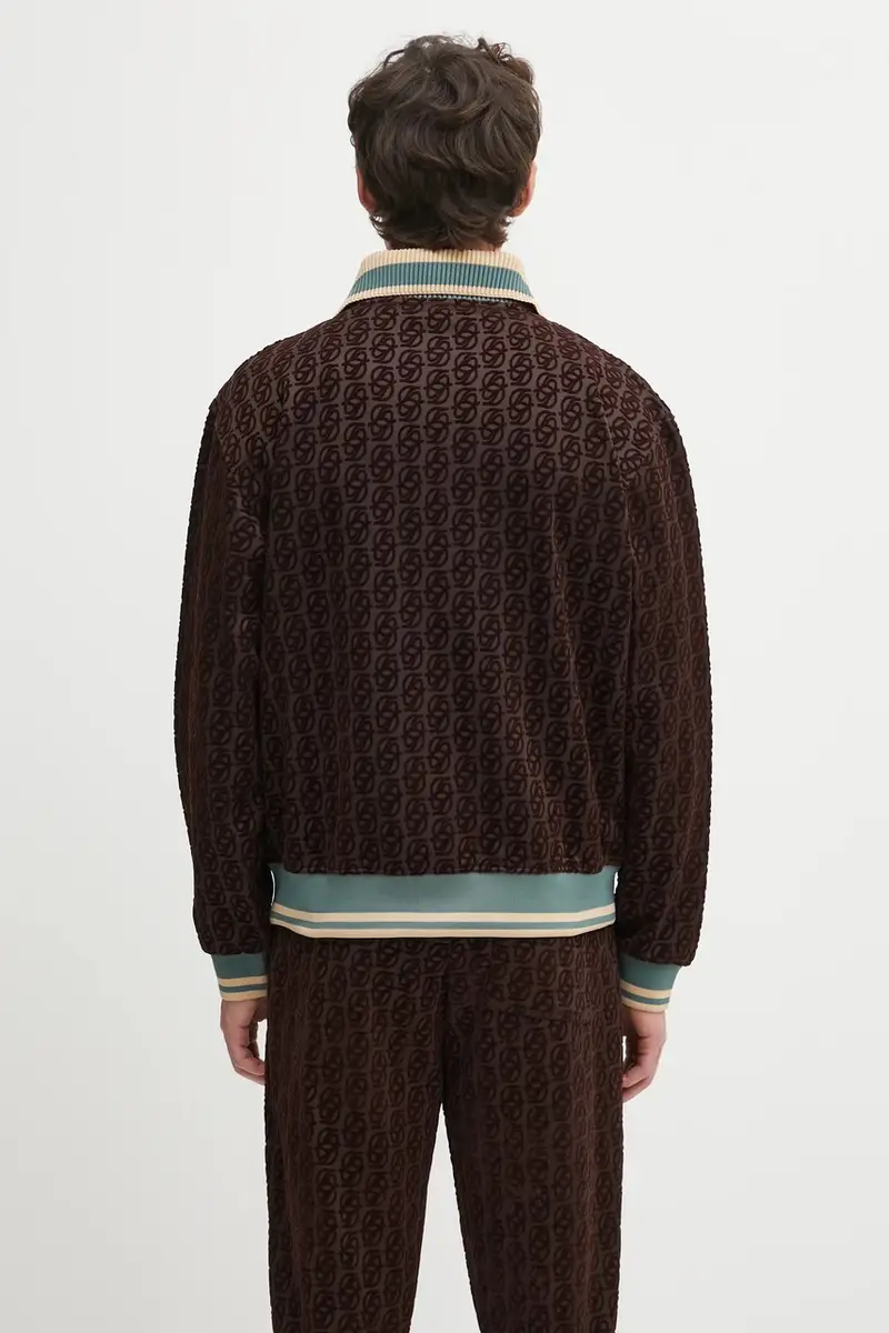 felpa La Veste SurvÍtement Monogramme uomo colore marrone I.SJ008.PL159 miniatura 3