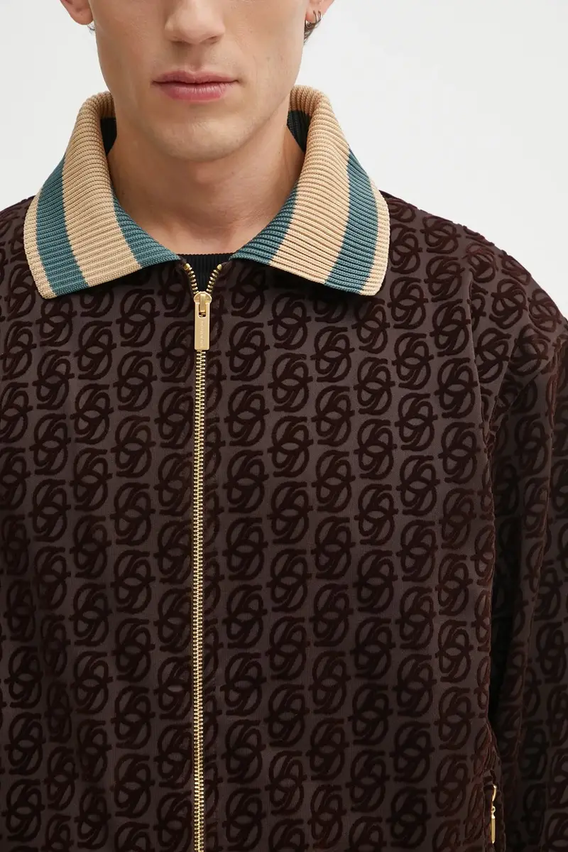 felpa La Veste SurvÍtement Monogramme uomo colore marrone I.SJ008.PL159 miniatura 4