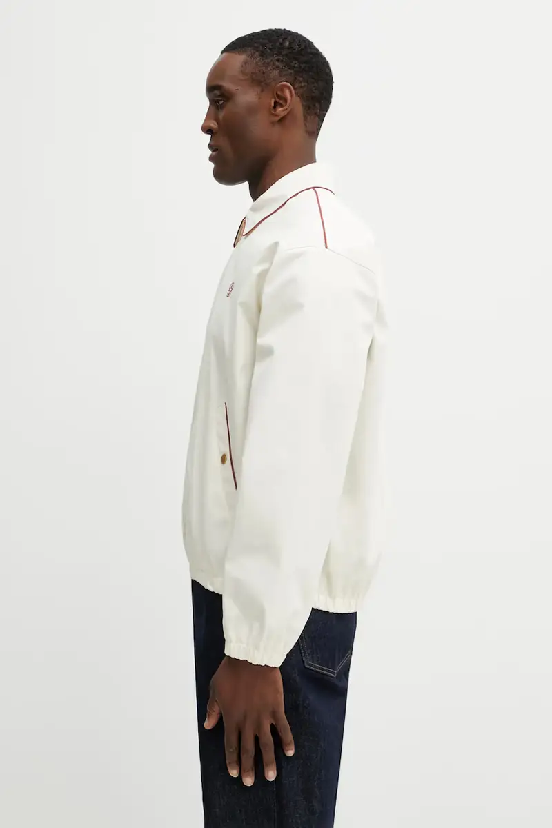 Drole De Monsieur Giacca Blouson Brodé beige miniatura 2