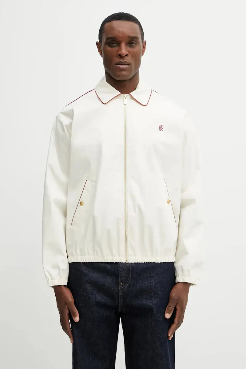 Drole De Monsieur Giacca Blouson Brodé beige miniatura 3