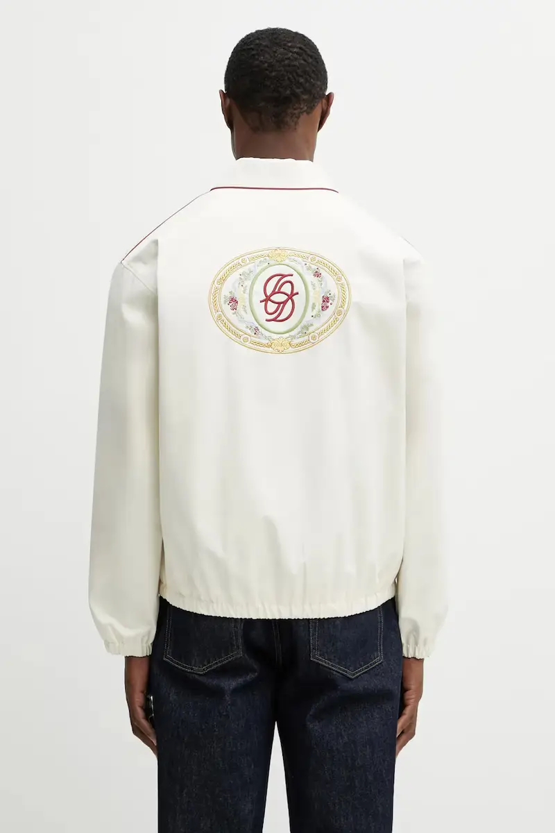 Drole De Monsieur Giacca Blouson Brodé beige