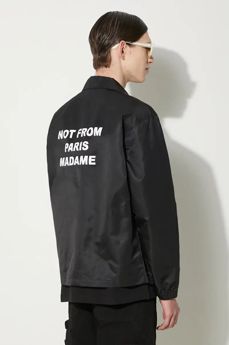 giacca camicia La Veste Slogan colore nero PERM-JT183-PA014-BL miniatura 3