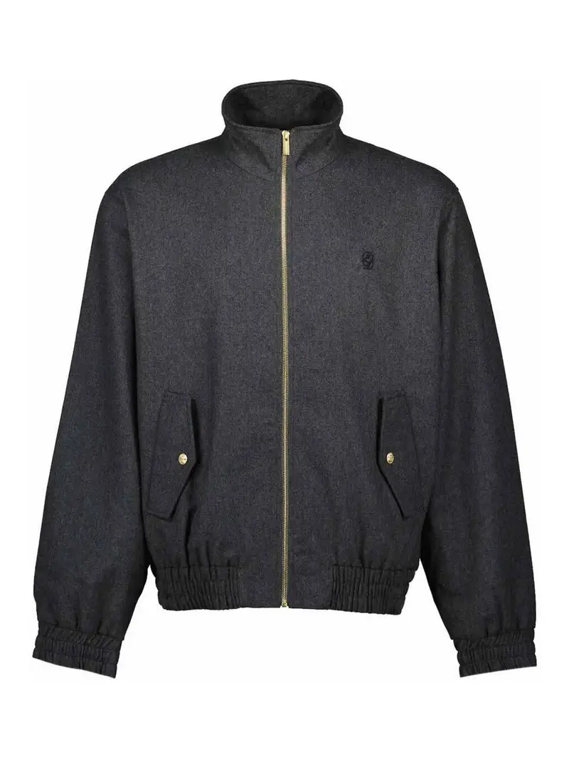 Giacca da tuta in flanella Grigio