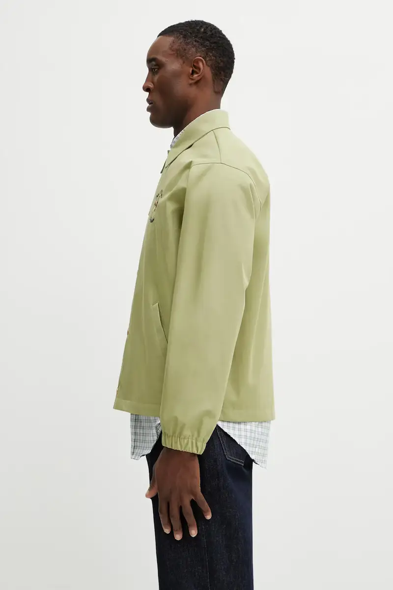 Drole De Monsieur Giacca in Cotone Verde miniatura 2
