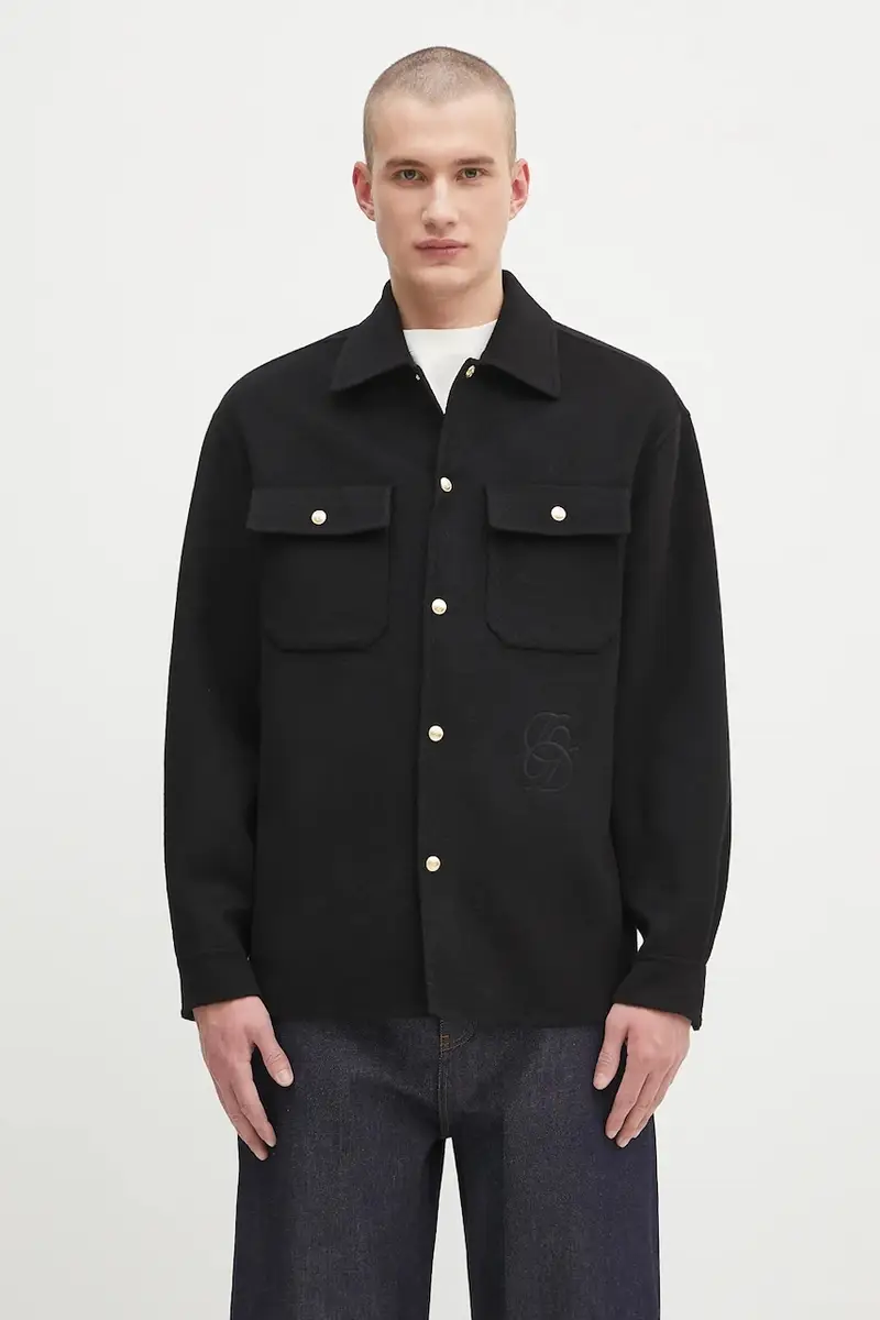 giacca in lana La Surchemise Laine colore nero H.JT254.WO031