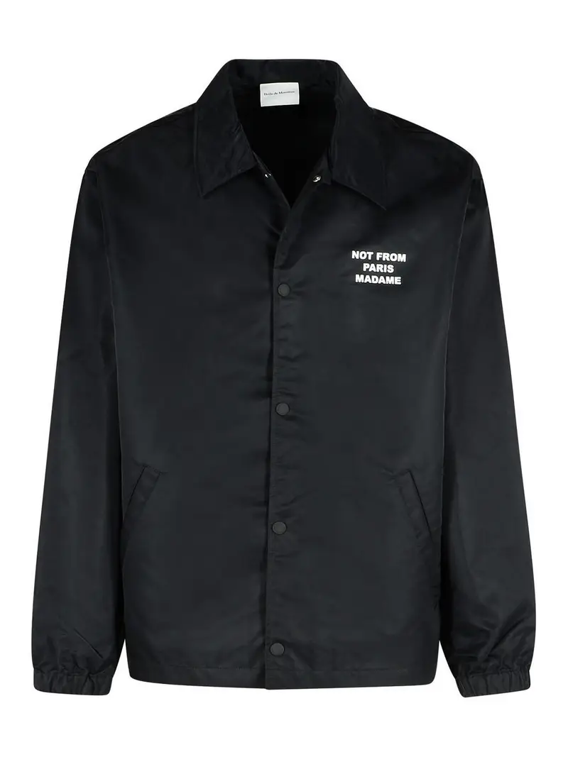 Giacca in nylon nera Nero