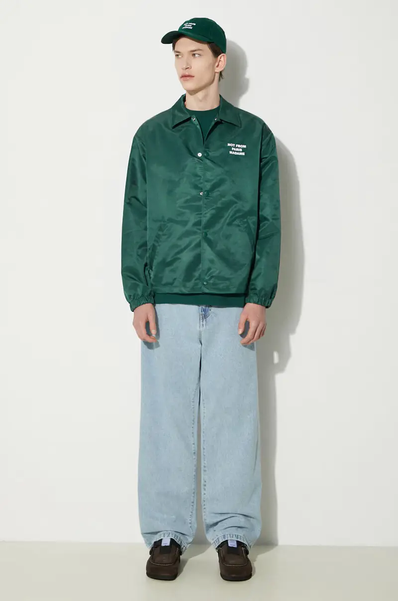 giacca La Veste Slogan uomo colore verde PERM-JT183-PA014-DGN miniatura 2