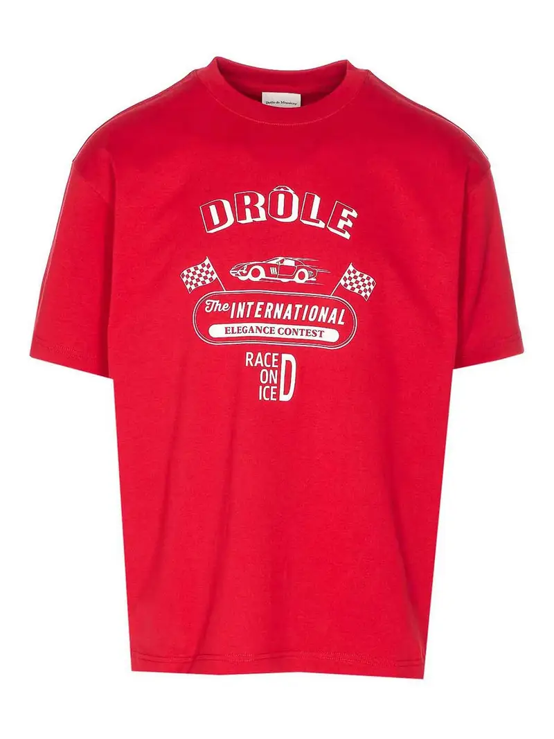 Drole De Monsieur T-shirt Rosso 3356249