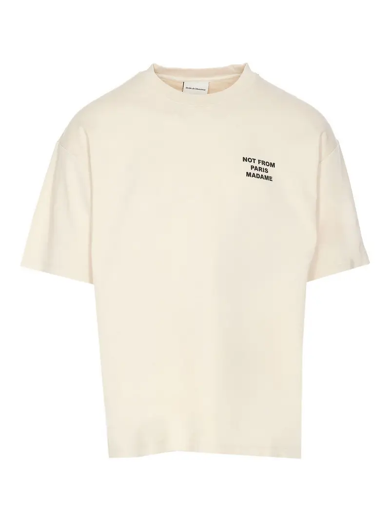 Lo slogan della maglietta Bianco