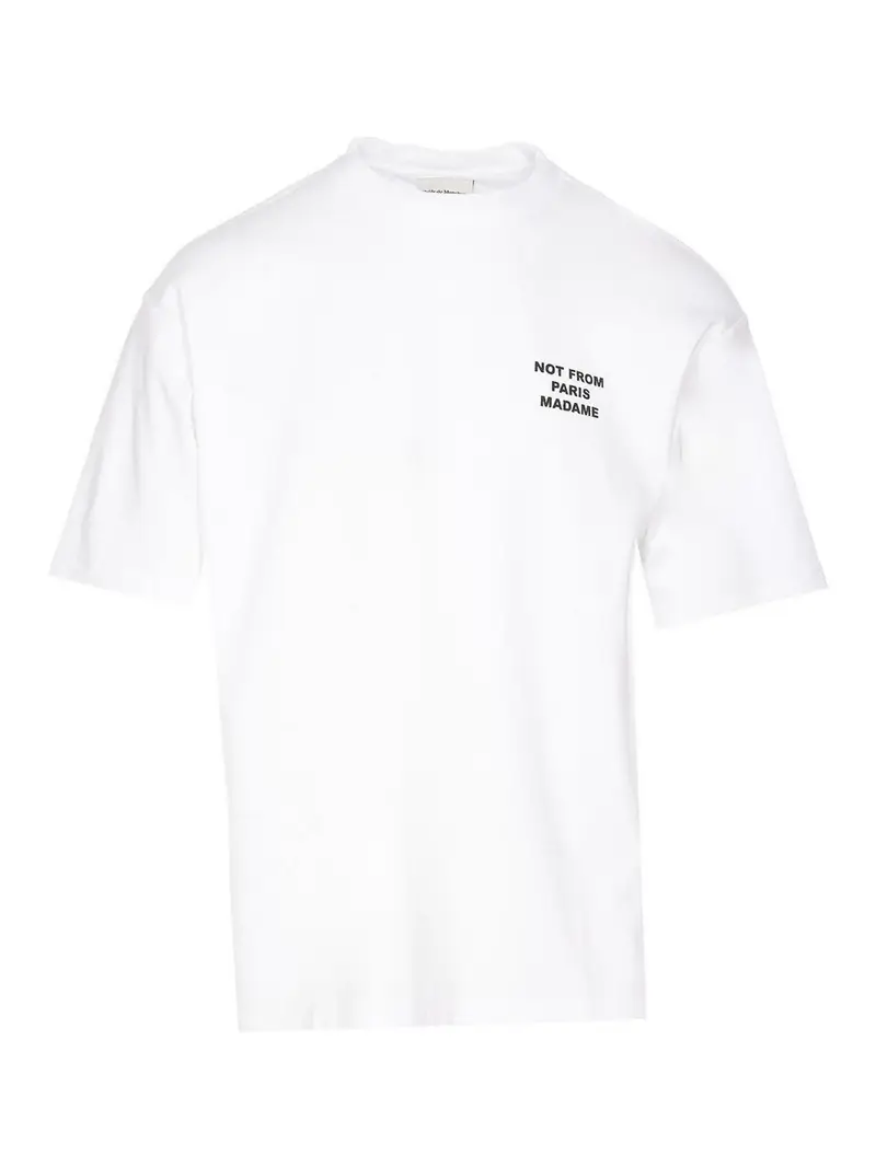 Lo slogan della maglietta Bianco