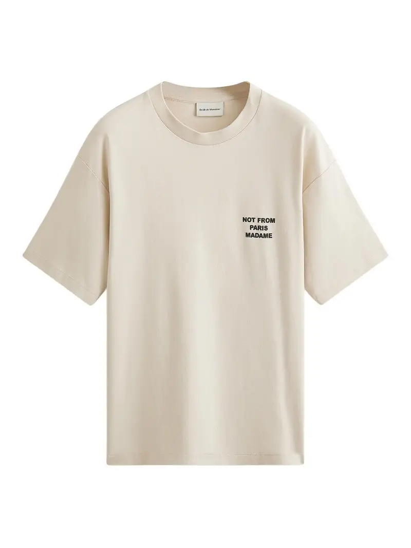 Lo slogan della T-shirt Beige