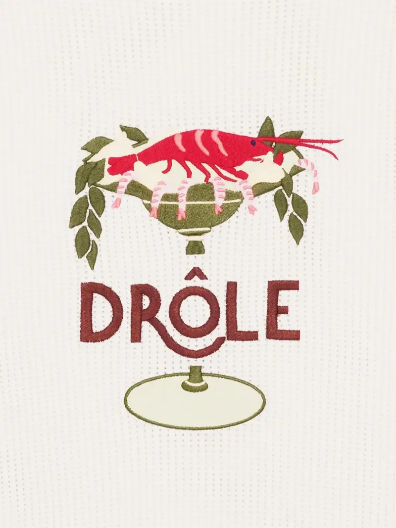 Drôle de Monsieur - Maglione con Grafica BIANCO miniatura 2