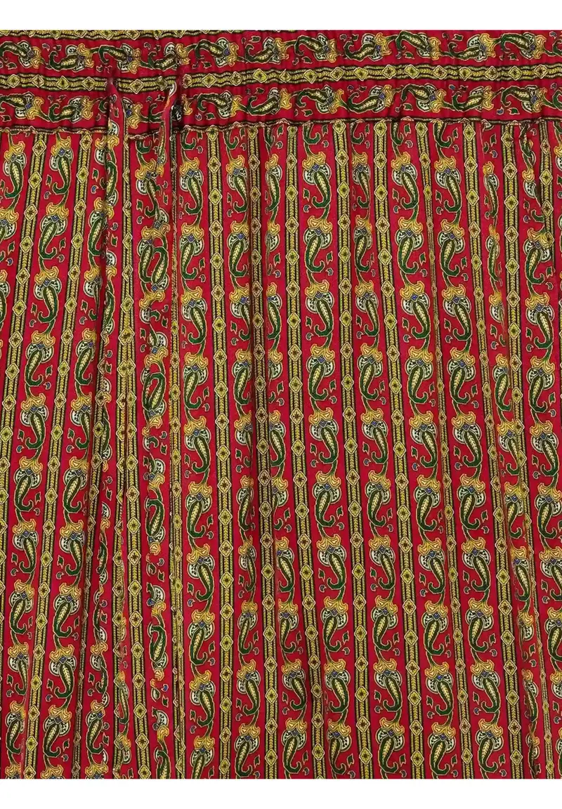 Drôle de Monsieur Pantaloni in Stampa Vivace ROSSO miniatura 2