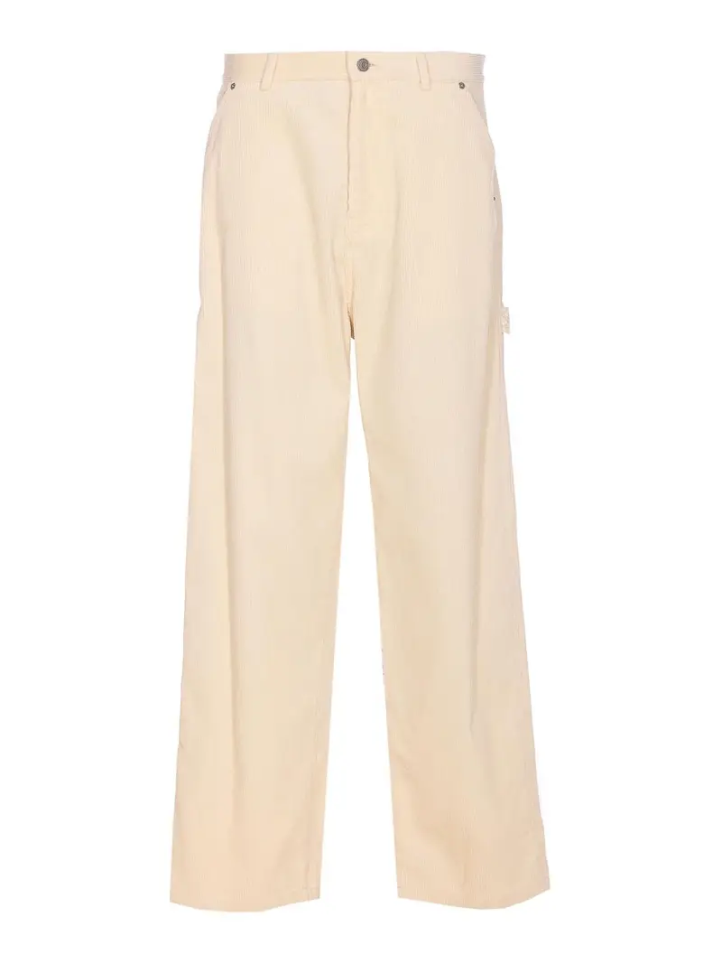 Pantaloni larghi Le color écru Beige