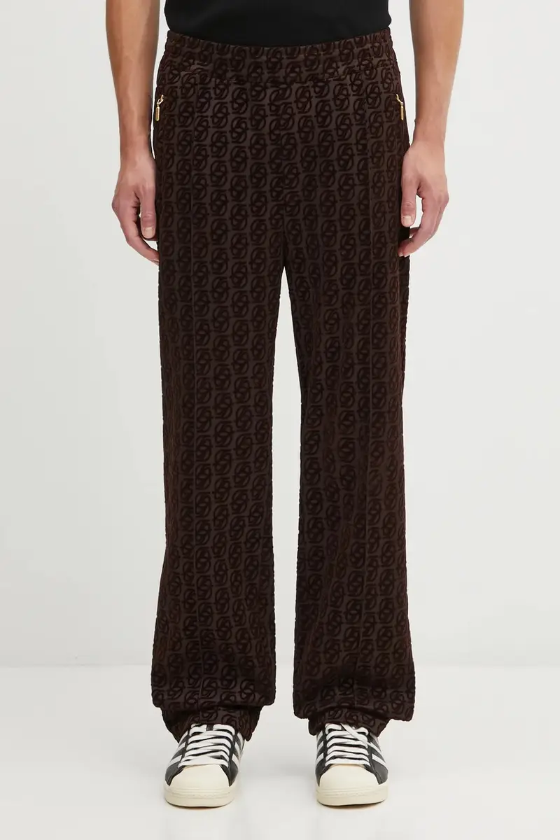 pantaloni Le Pantalon SurvÍtement Monogramme uomo colore marrone I.SP008.PL159
