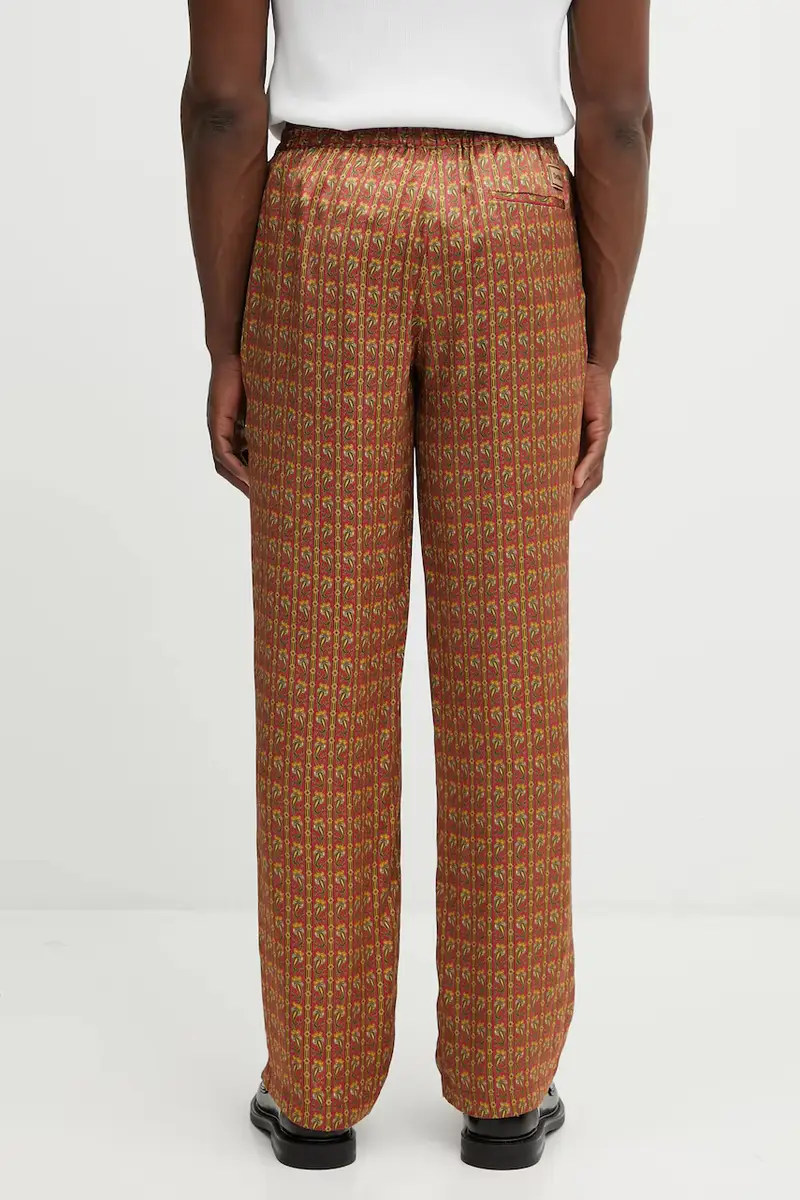 Drole De Monsieur Pantaloni Paisley Rosso miniatura 3