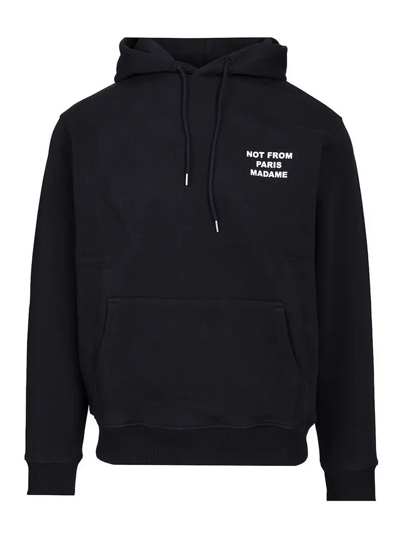 Slogan Hoodie Blu