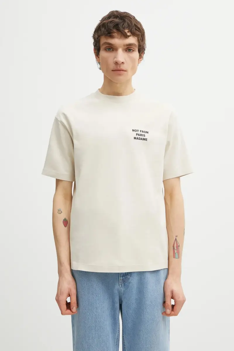 Drole De Monsieur T-shirt Beige 3973370 miniatura 3