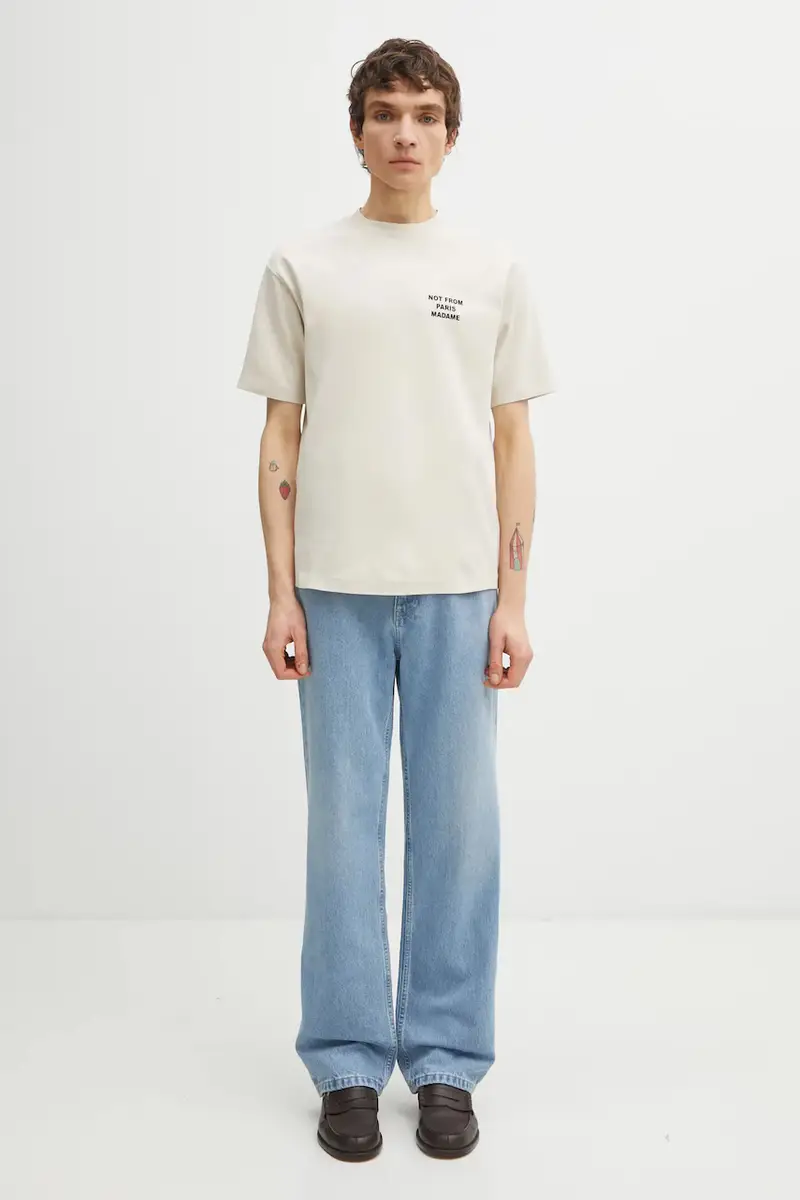 Drole De Monsieur T-shirt Beige 3973370 miniatura 5