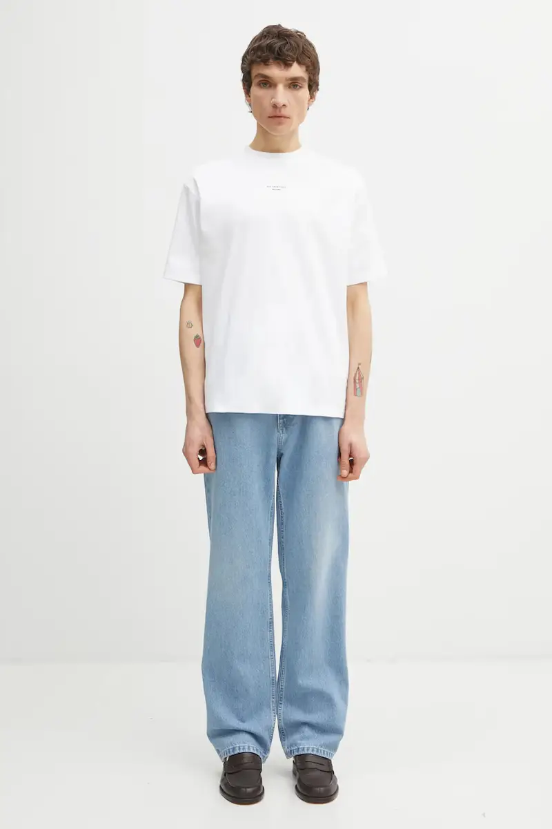 Drole De Monsieur T-shirt Bianco 3976601 miniatura 5