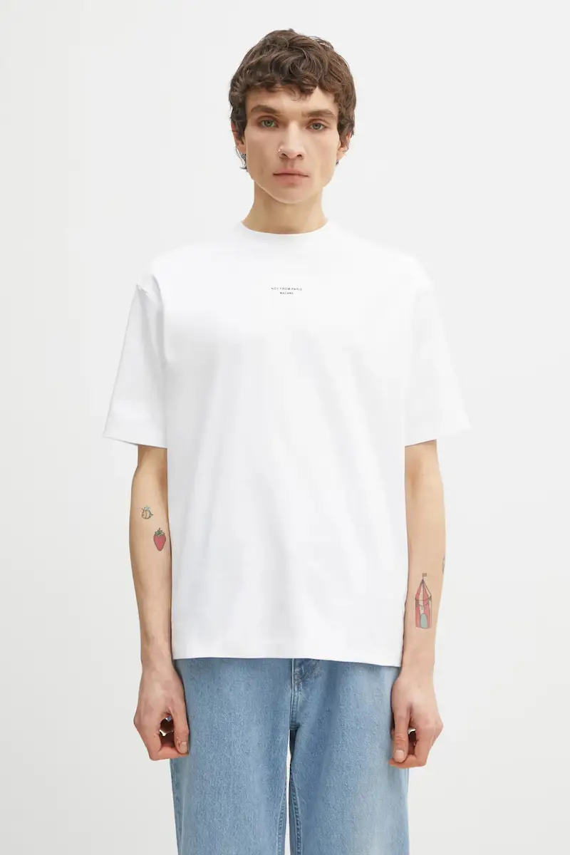 Drole De Monsieur T-shirt Bianco 3976601