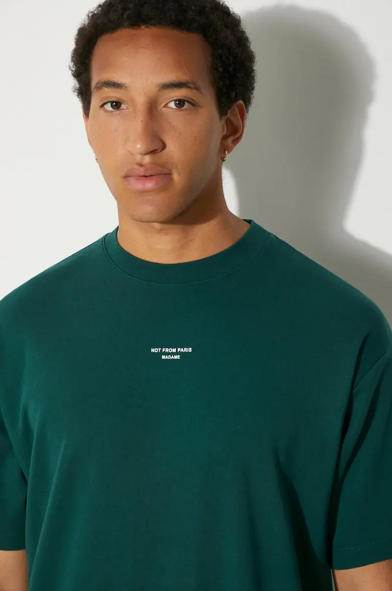 Drole De Monsieur T-shirt Uomo Verde 2260584