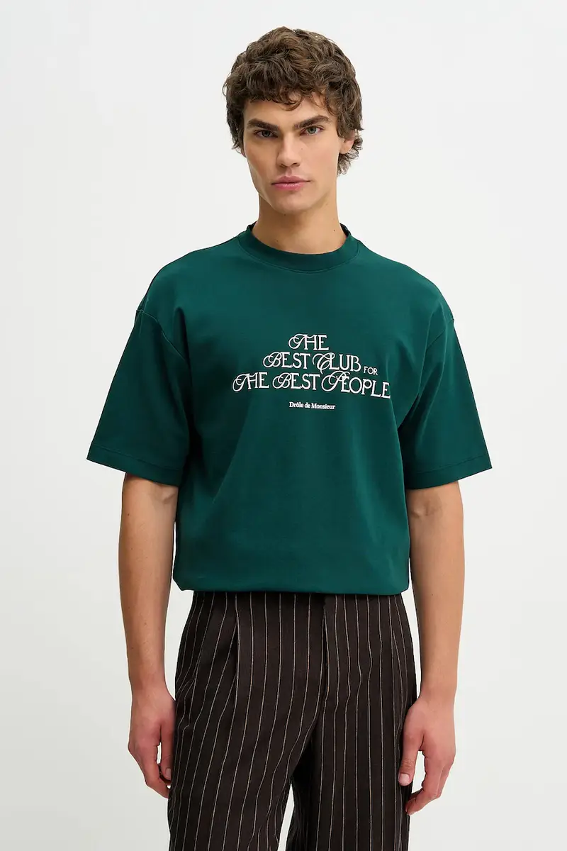 Drole De Monsieur T-shirt Verde 3973361
