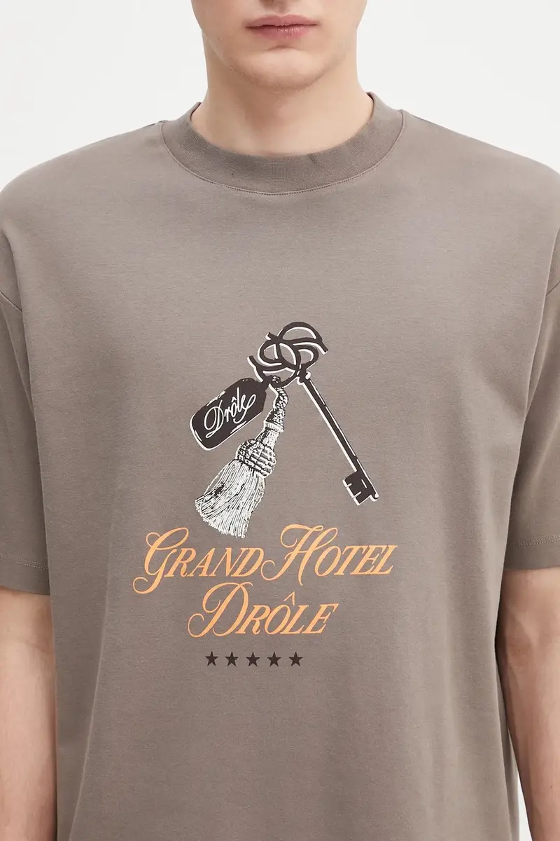 Drole De Monsieur T-shirt Marrone 3973116 miniatura 4