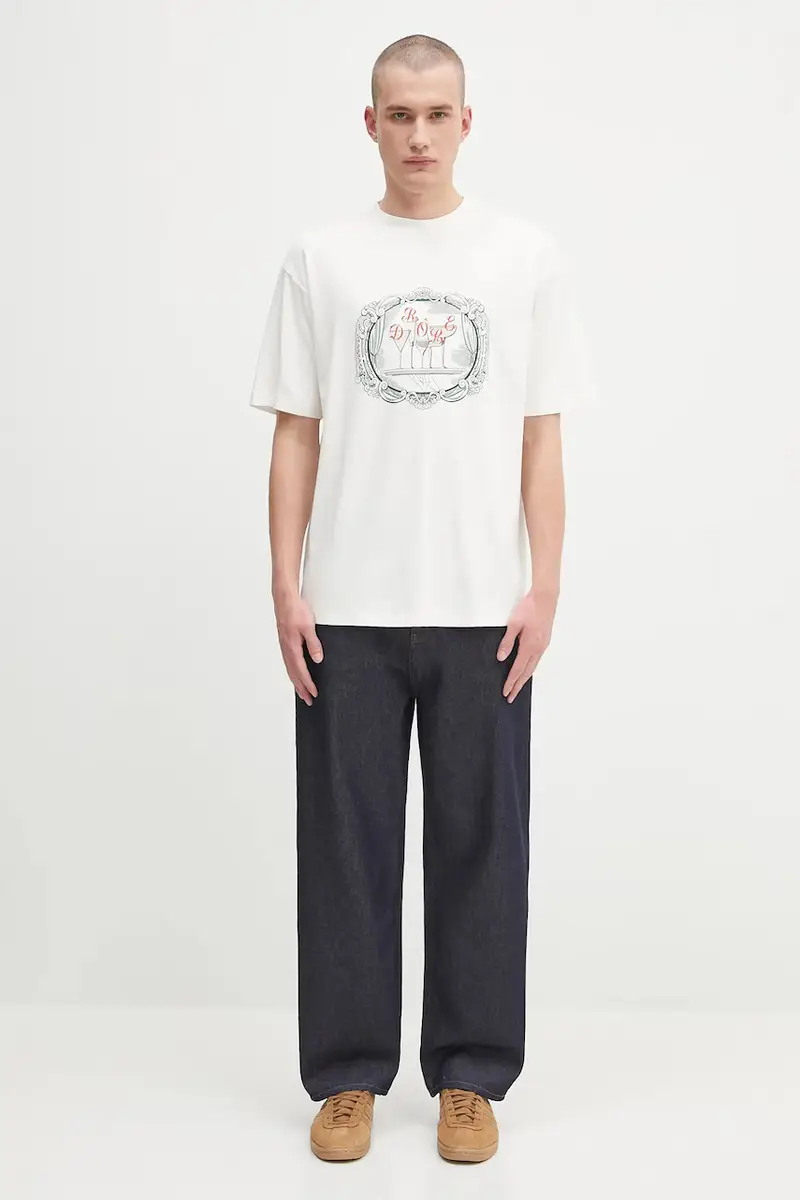 Drole De Monsieur T-shirt Bianco 3972971 miniatura 5