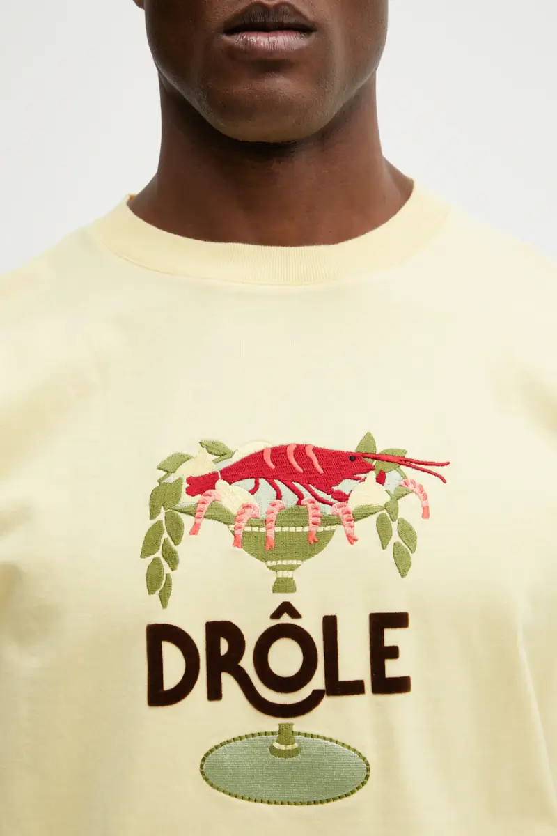 Drole De Monsieur T-shirt Giallo 4073199 miniatura 4