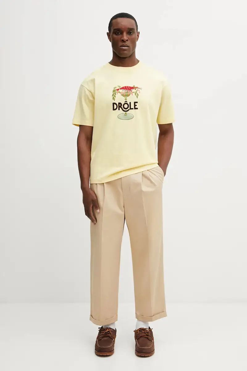 Drole De Monsieur T-shirt Giallo 4073199 miniatura 5