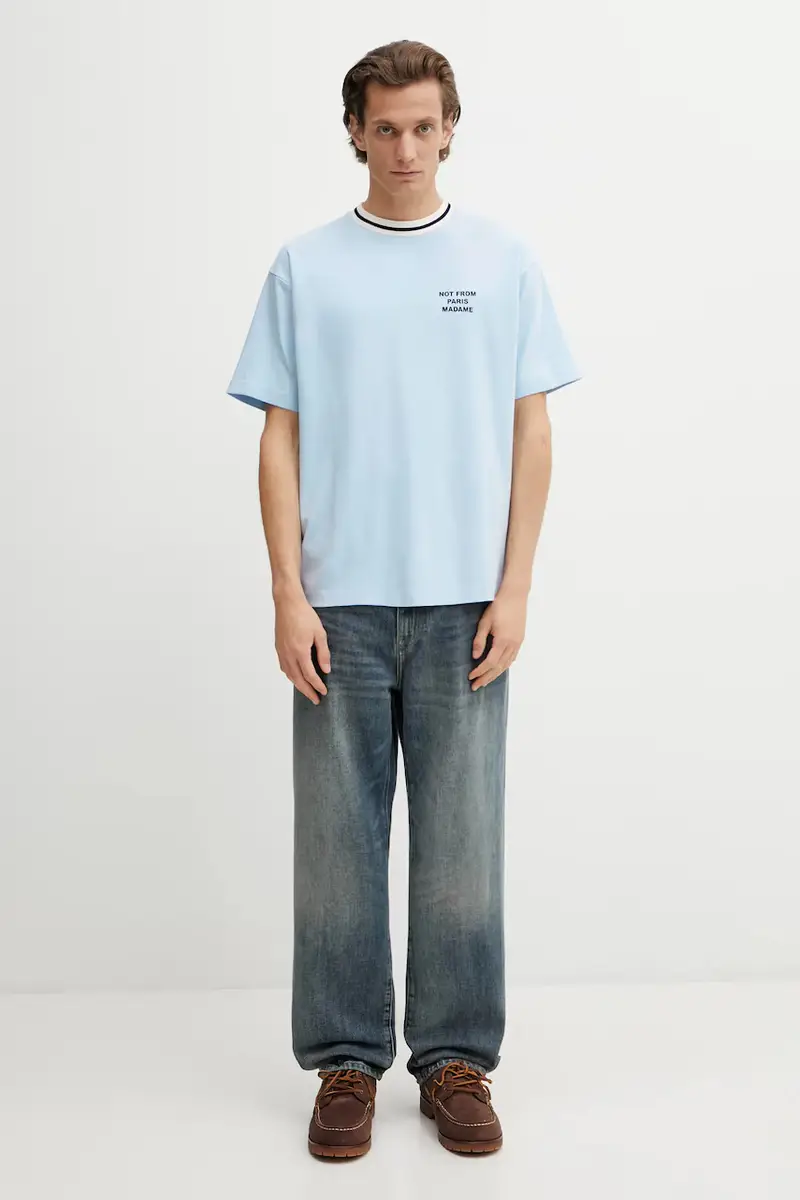 Drole De Monsieur T-shirt Blu 4073194 miniatura 5