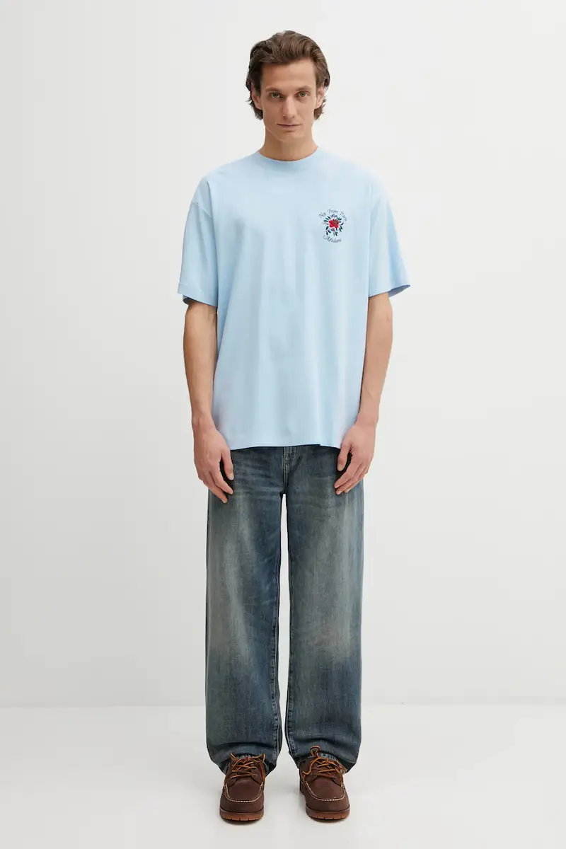 Drole De Monsieur T-shirt Blu 3966513 miniatura 5