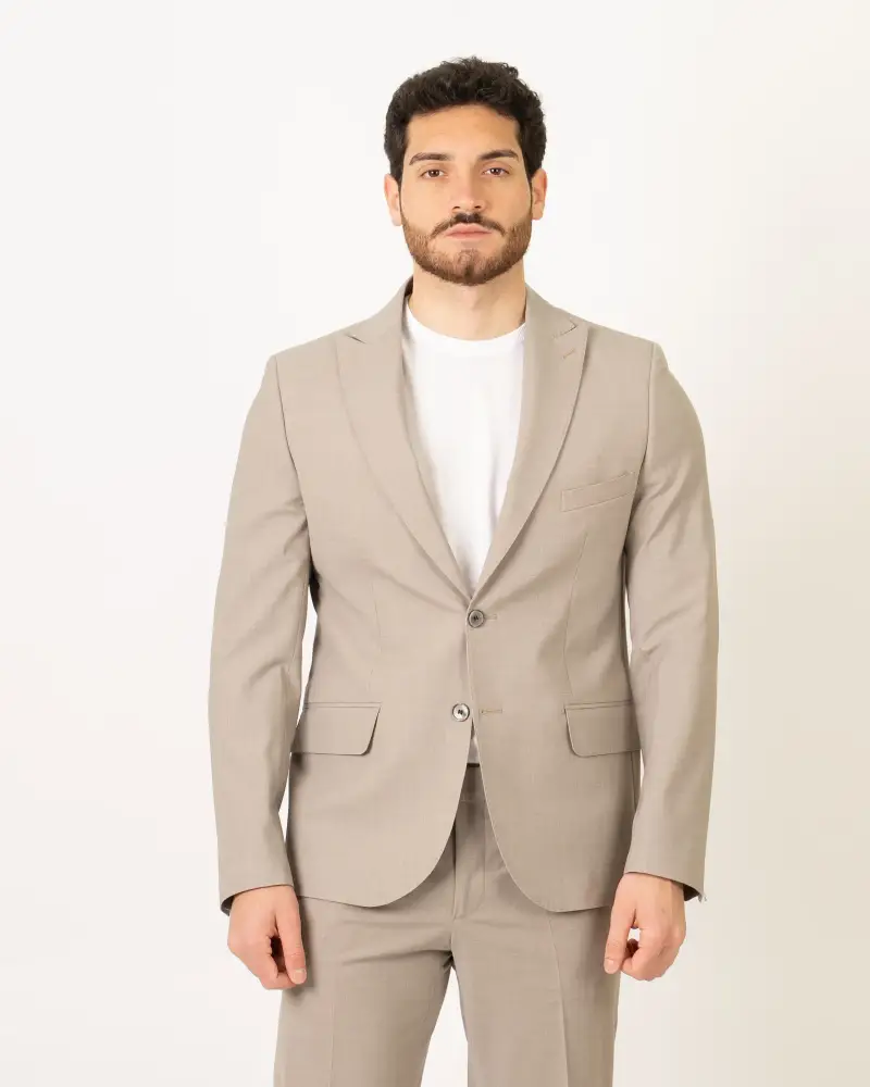 Abito Monopetto Beige