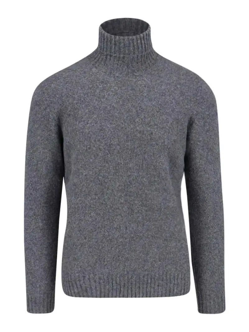 Maglione A Collo Alto Grigio