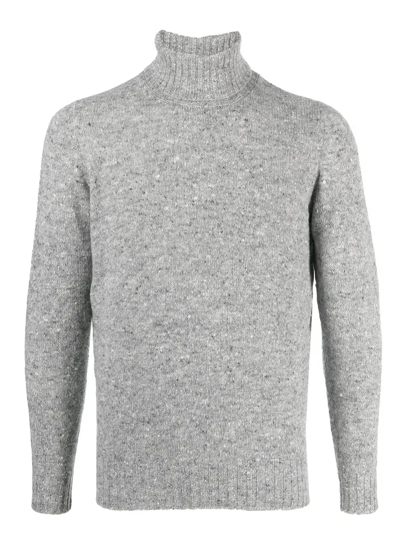 Maglione a collo alto Grigio Chiaro