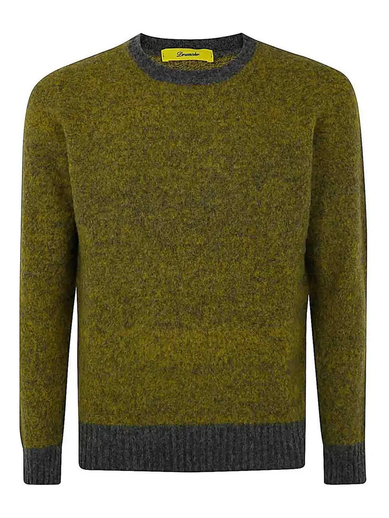 Maglione girocollo a maniche lunghe Arancione