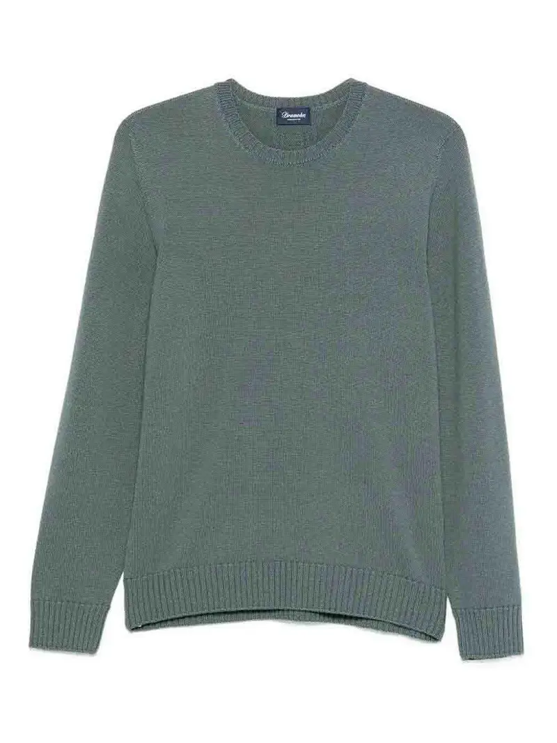 Maglione girocollo a maniche lunghe Verde