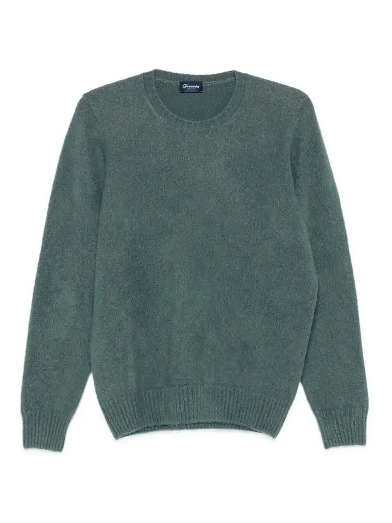 Maglione girocollo a maniche lunghe Verde