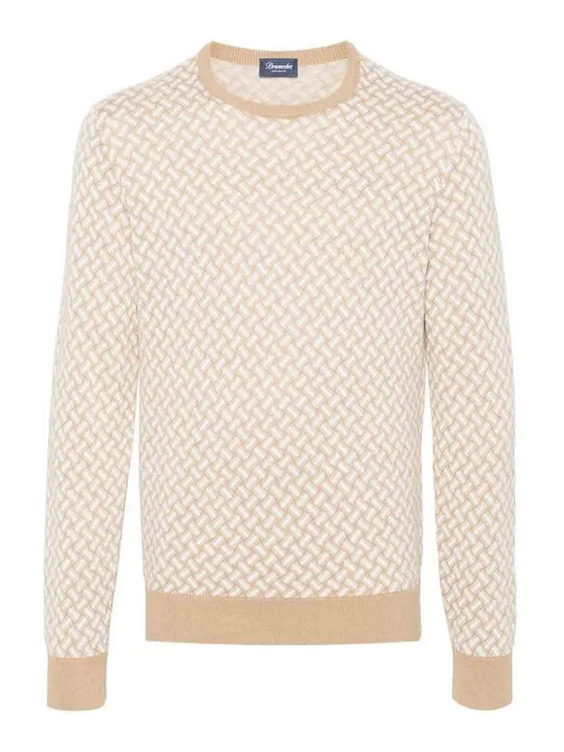 Maglione Girocollo Beige